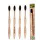 Bamboo Toothbrush Pack of 4 