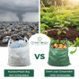Compostable Garbage Bag Medium -19x21inches - 60bags -15Bag/Roll