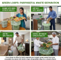 Compostable Garbage Bag Medium -19x21inches - 30bags -15Bag/Roll