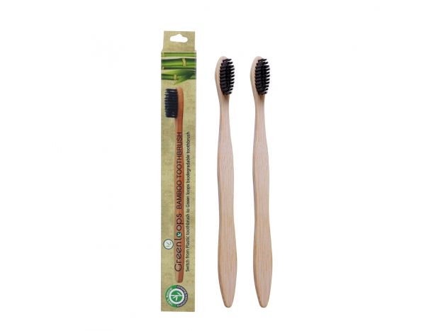 Bamboo Toothbrush Pack of 2